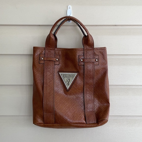 Guess Handbags - Guess Handbag Faux Leather Tote